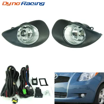 

Fog light fit for TOYOTA YARIS HATCHBACK VITZ 2006-2008 Fog lamps Clear Lens Bumper Fog Lights Driving Lamps YC100596-CL