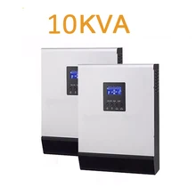 В продаже! Гибридный солнечный инвертор 10kva 10000VA 48v до 220 V/параллельного действия/инвертор с чистым синусом/зарядки 120A/слежением за максимальной точкой мощности, зарядное устройство