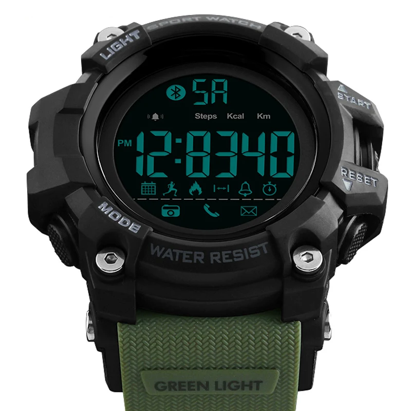 

Famous Smart Watch Sport Pedometer Calorie Chronograph Outdoor Sports Watch Men Waterproof Digital Smartwatch