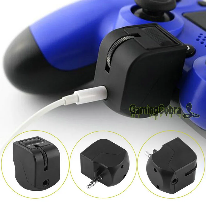Headphone Adapter For PlayStation 4 Controller PS4 Joystick Accessory 3