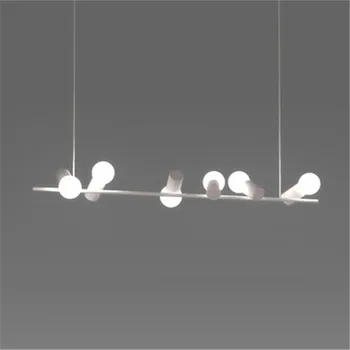 

New Modern Bird White Pendant Light Fixture Pendant Lamp Hanging Fixture Art Deco Living Room Bedroom Suspension PL62