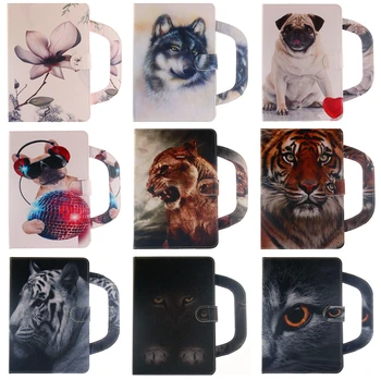 

For iPad Air 1 Case Tiger Wolf Pug Lion PU Leather Flip Stand Case for Apple iPad 5 Case for iPad Air 1st Gen Flip Case Cover