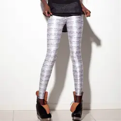 Камуфляжные брюки с 3D принтом женские обтягивающие леггинсы Stave Music эластичные брюки обтягивающие леггинсы брюки со вставкой белые