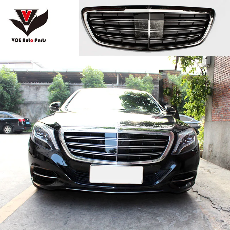 VOE W222 S65 Style Передняя решетка для гонок Mercedes Benz 2015 + S Class S320 S400 S500 S600