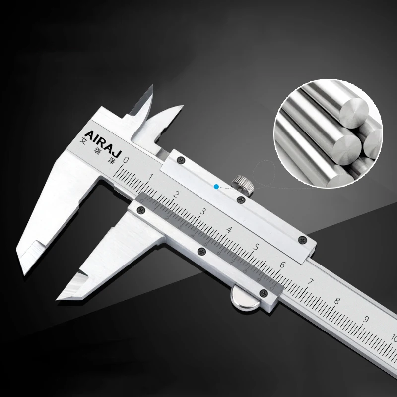 Cena AIRAJ 6 12 cal 150 300mm suwmiarka ze stali nierdzewnej przemysłowe precyzyjne klasy narzędzia pomiarowe Gauge linijka