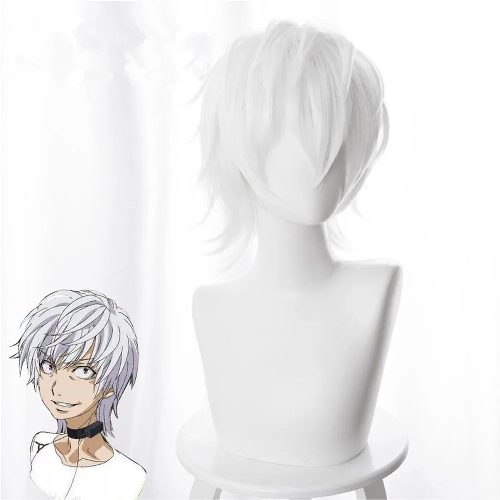 Us 15 64 34 Off Toaru Majutsu No Index Accelerator Cosplay Wig For Man Boys 35cm Short Straight Anime Wig Heat Resistant Synthetic Hair White In