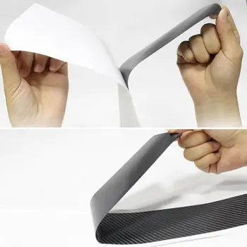 

Trim Door Sill Stickers Accessories Vinyl Replacement 4Pcs Black Car Scuff Threshold