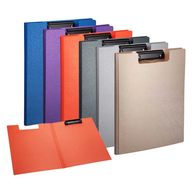 

2pcs/lot Arch File Cover Folder Padfolio Clipboards 360 Degree Flip Writing Pad Files Profile A4 Contract Document Organizers