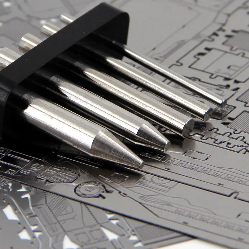 50 шт конструктор-загадка Инструменты палец 3D металлический рулон модели из нержавеющей стали палочки круглая колонна многоцелевые инструменты