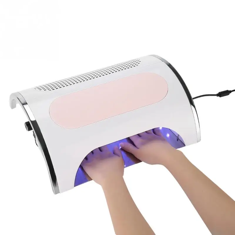 

54W Multi-functional Nail Dust Collector Nail Fan Art Salon Suction Dust Collector Machine Vacuum Cleaner Fan w/ UV LED Light