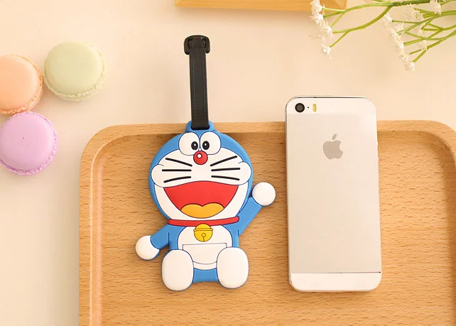 

NEW 11CM Approx. Silicone Rubber Travel Luggage Tag Holder ; Cards Label Name TAG Cards Pouch