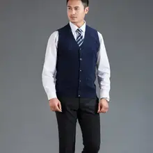 Новейший дизайн мужской свитер жилет Модный вязаный кашемировый кардиган без рукавов