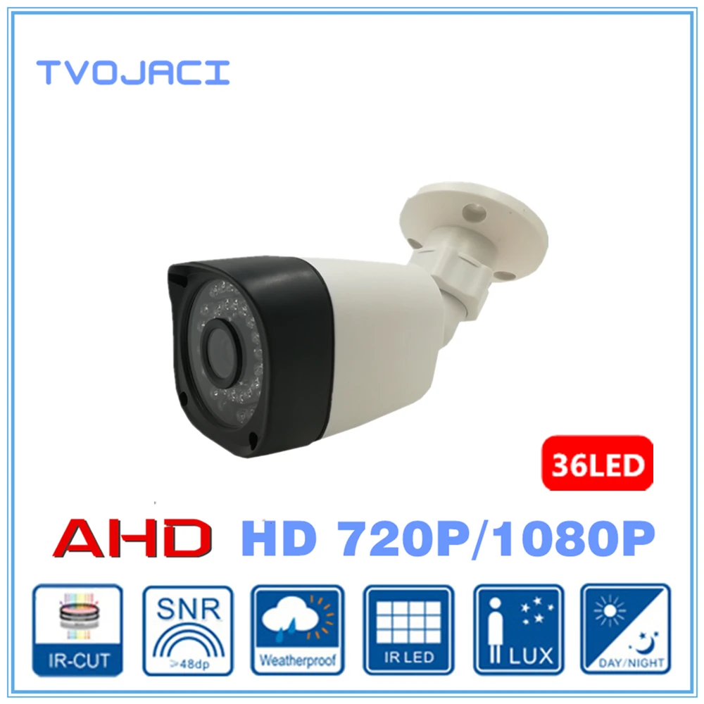 Surveillance Camera AHD Analog High Definition 1/4'' CMOS 1.0MP 720P 2