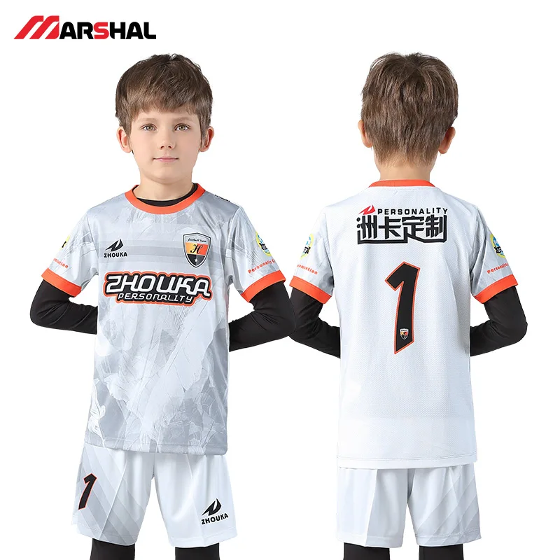 

Customized Soccer jerseys kids Sets Uniforme De Futebol Free Subblimation Print Name Number Custom Jersey Spor Giyim Erkekler