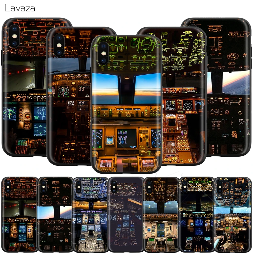 Lavaza Stormfront Ahead Airplane Cockpit Case for iPhone 11 Pro XS Max XR X 8 7 6 6S Plus 5 5s se |