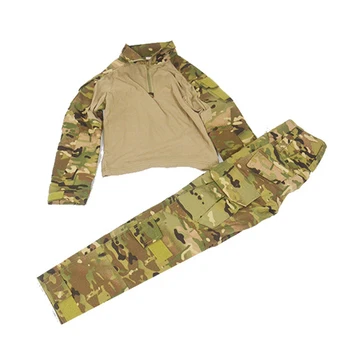 

Tactical Military Uniform Jacket Army Kids Military Combat Uniform Children's Pants with Knee Pads Camouflage Hunting Clothes