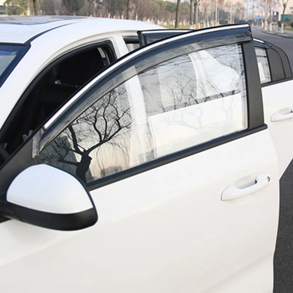MONTFORD ABS Plastic Window Visor Awnings Vent Sun Rain Guard Shield