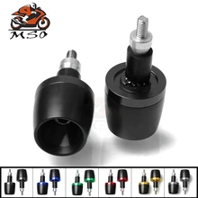 Для Kawasaki ninja zx6r SUZUKI GSR 600 750 LTZ400 YAMAHA XJ6 xjr1300 tmax500 Универсальные мотоциклы рукоятка концы рукоятки