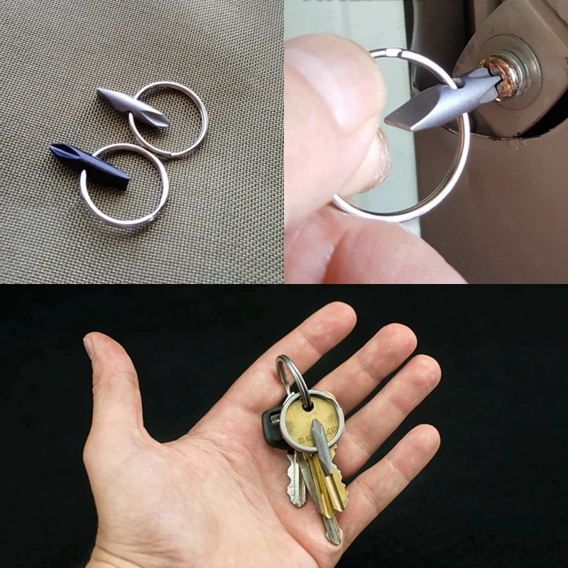 

Creative EDC Tools Keychian with Phillips-head Screwdriver Opener Mini Multi-purpose EDC Multi Tools Carbon Steel Key Ring NEW
