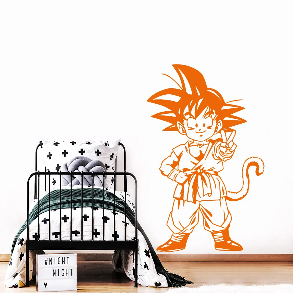 

Creative dragon ball Wall Sticker Pvc Removable For Kids Children Rooms Wall Stickers Home Decor Living Room naklejki