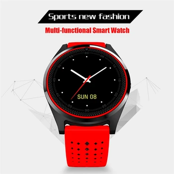 

Multi-functional Smart Watch BT Smartwatch 1.22" Touchscreen IPS Display With Camera Built-in SIM Card TF Card Slot Wristwatch