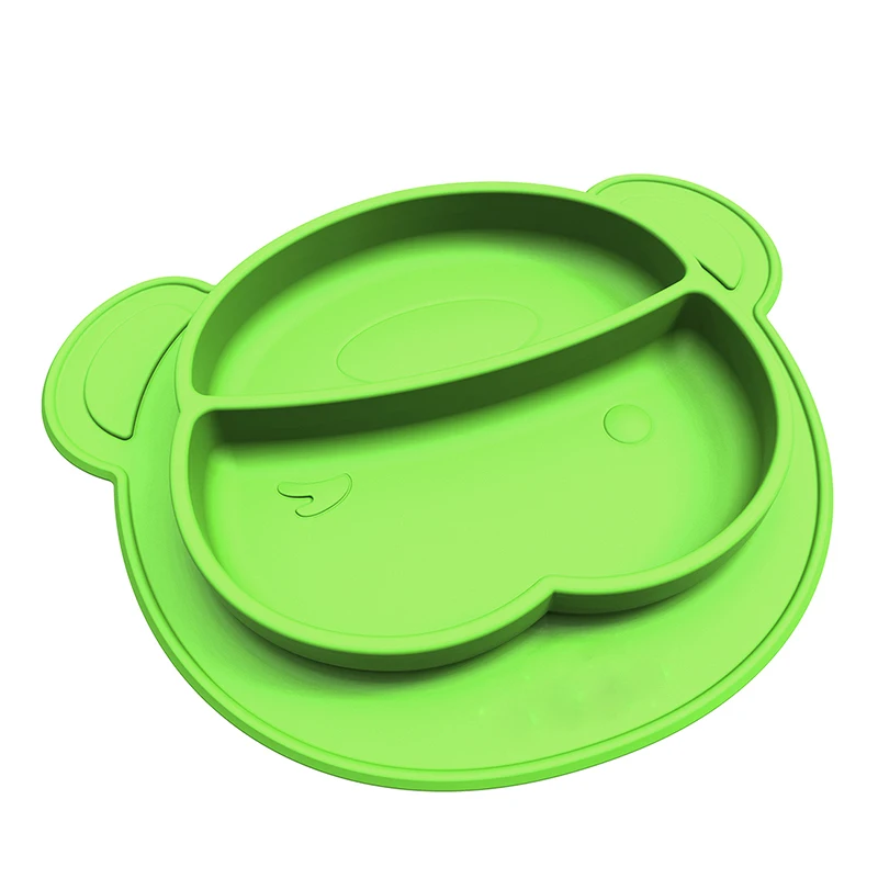 Silicone Dinnerware Children Plate Cute Dishes And Plates Sets Feeding