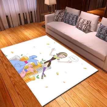 

fashion 3D Living Room Carpets Music Notes Kids Room Area Rug Mat Soft Flannel Big Home Decoration Rug Carpet