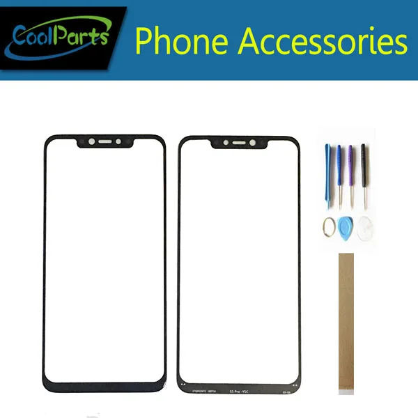 

Original Quality 6.2" For Lenovo S5 Pro L58041 Touch Screen Front Outer Glass Touch Sensor Panel Replacement With Tools Tape