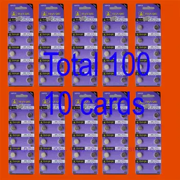 

100PCS AG6 LR920 371 SR920SW alkaline battery TIANQIU