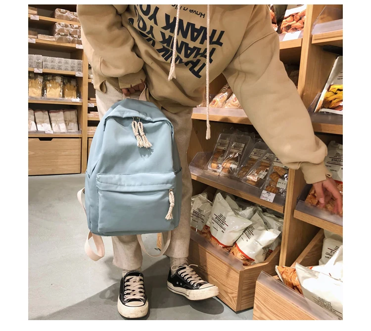 Menghuo Original Brand Waterproof Backpacks Women Backpack Solid School Travel Bag Female Large Capacity Bags for Girls Mochilas_33_26