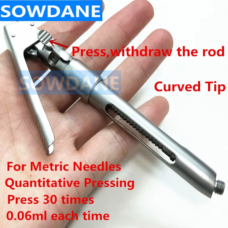 Kopen Tandheelkundige Pistool Spuit Rvs Kwantitatieve Druk Type Spuit Dental Chirurgische Instrument 1.8 Ml Tandheelkundige Chirurgie Tool Orale