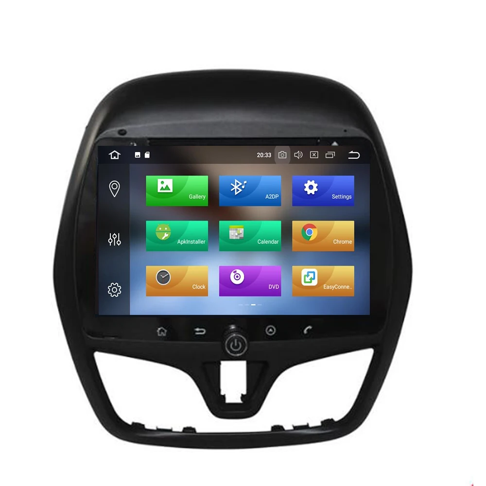 Top HD 9" Original Android 9.0 Car DVD for Chevrolet New Spark 2015 2016 2017-2019 Support Steering wheel control stereo Audio Video 3