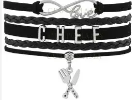

100PCS chef bracelets-DHL shipping
