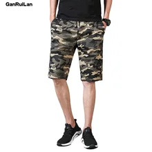 Новые мужские шорты Карго летний топ дизайн камуфляж шорты в стиле милитари Homme Модная хлопковая брендовая одежда DK18009