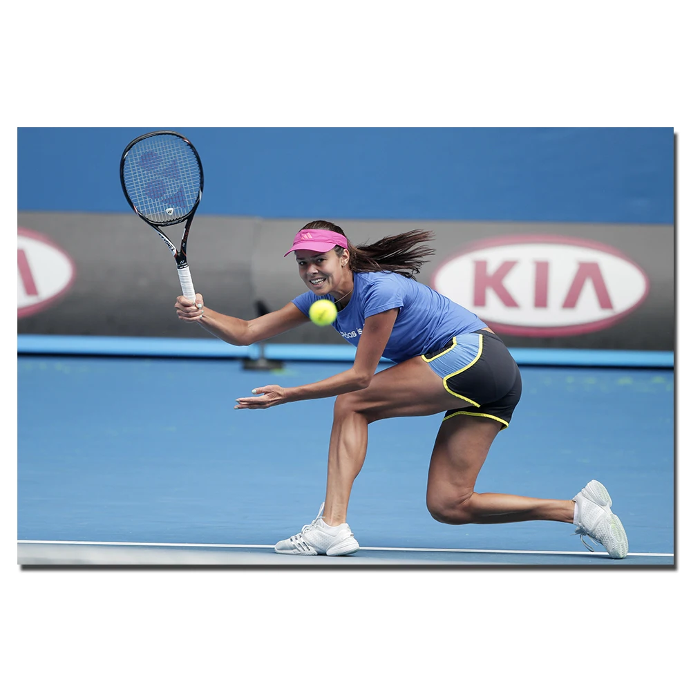 Ana Ivanovic Теннисный плеер постер печать на холсте без рамы картина для декора