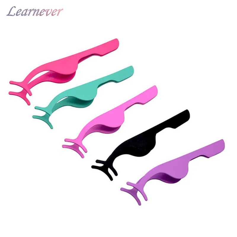 2018 False Eyelash Tweezers Fake Eye Lash Applicator Extension Curler Nipper Auxiliary Clip Clamp Makeup Forceps Tools | Красота и