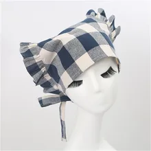 ALX-Кухня шляпа масла-доказательство шляпа треугольник капюшон дым Кук hat взрослых фартук Крышка головки леди