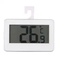 Морозильник Термометр с крюком Водонепроницаемый ЖК-дисплей цифровой Дисплей холодильник влажность Температура измеритель влажности