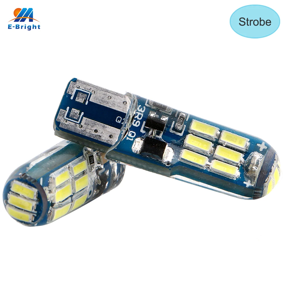 YM E-Bright 50X T10 автомобильные лампы 168 194 W5W 3014 15 SMD клиновидный светильник сигнальные