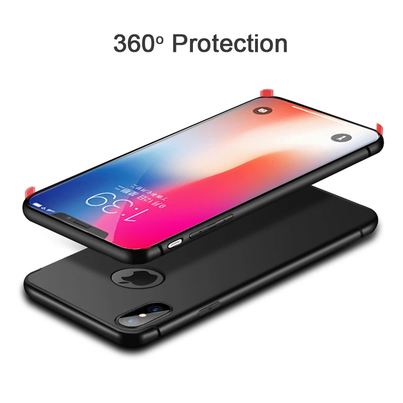 CAPSSICUM Ультратонкий Мягкий матовый чехол для iPhone X XR XS Max чехлы задняя крышка из ТПУ
