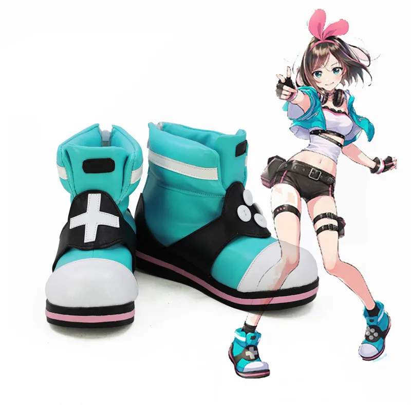 Аниме A.I.Channel Kizuna AI Обувь для костюмированной вечеринки Ботинки на заказ 3960 |