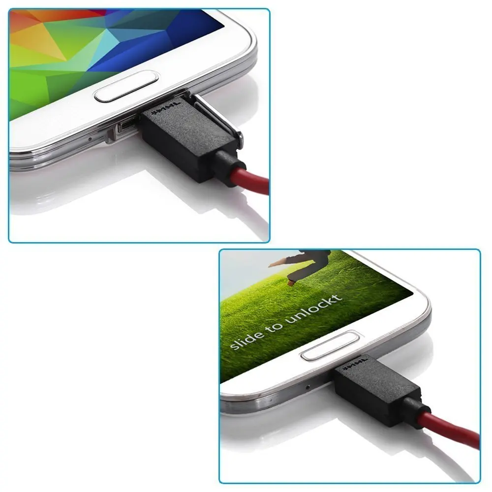 Exquizon HDMI кабель Micro USB 11 булавки к HDTV адаптер для Samsung Galaxy Note 3 S4 S3 AV видео линии