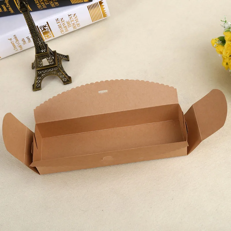 200 шт 23*7*4 см картонная коробка печенье макарун блинная бумага для упаковки коробки ювелирные изделия подарочные коробки для тортов ZA3862