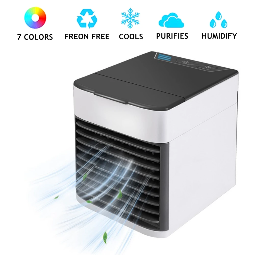 

Portable Arctic Air Conditioner Ultra Humidifier Fan Air Purifier Cooler Fan Mini Personal Space Cooler for Office Home Device