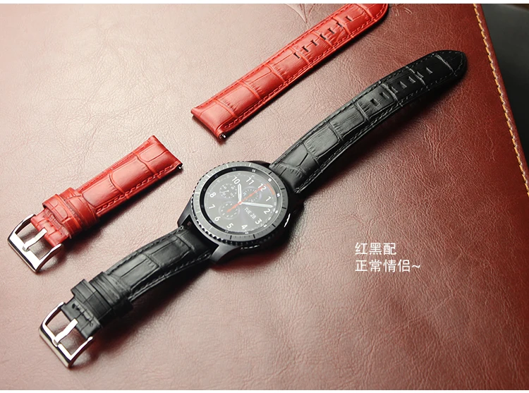 Браслет zenwatch amazfit 1 2 s pace bip кожаный ремешок для Samsung Galaxy watch 42 46 S2 S3 Ticwatch E pebble time