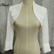 Настоящая фотография, болеро с длинными рукавами, шаль и накидка, шифоновое болеро, белый цвет, цвет слоновой кости, свадебное болеро для невесты