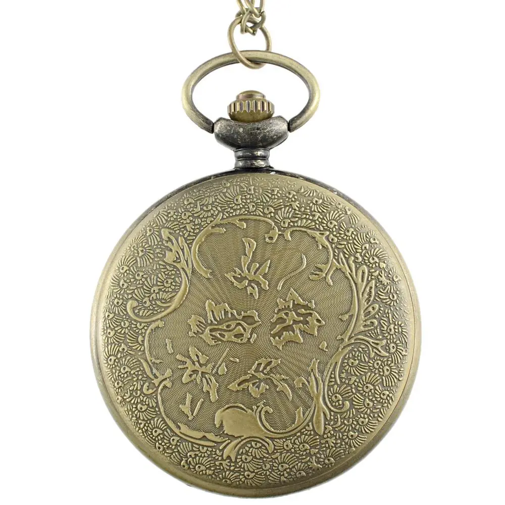 P321-Bronze cool pocket watch chain (7)