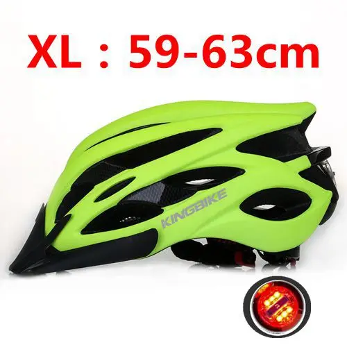 KINGBIKE, 12 цветов, шлем для гоночного велосипеда, для женщин и мужчин, mtb, профессиональный шлем для шоссейного велосипеда, велосипедный шлем, casco mtb ciclismo - Цвет: L-629-green