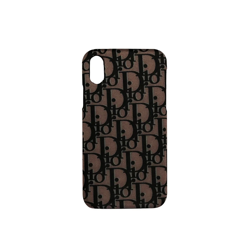 Fashion design tempered luxury brand phone cover For iPhone 6s 6 7 8 Plus X coque XS XR MAX XSMAX cases fundas saddle glass case