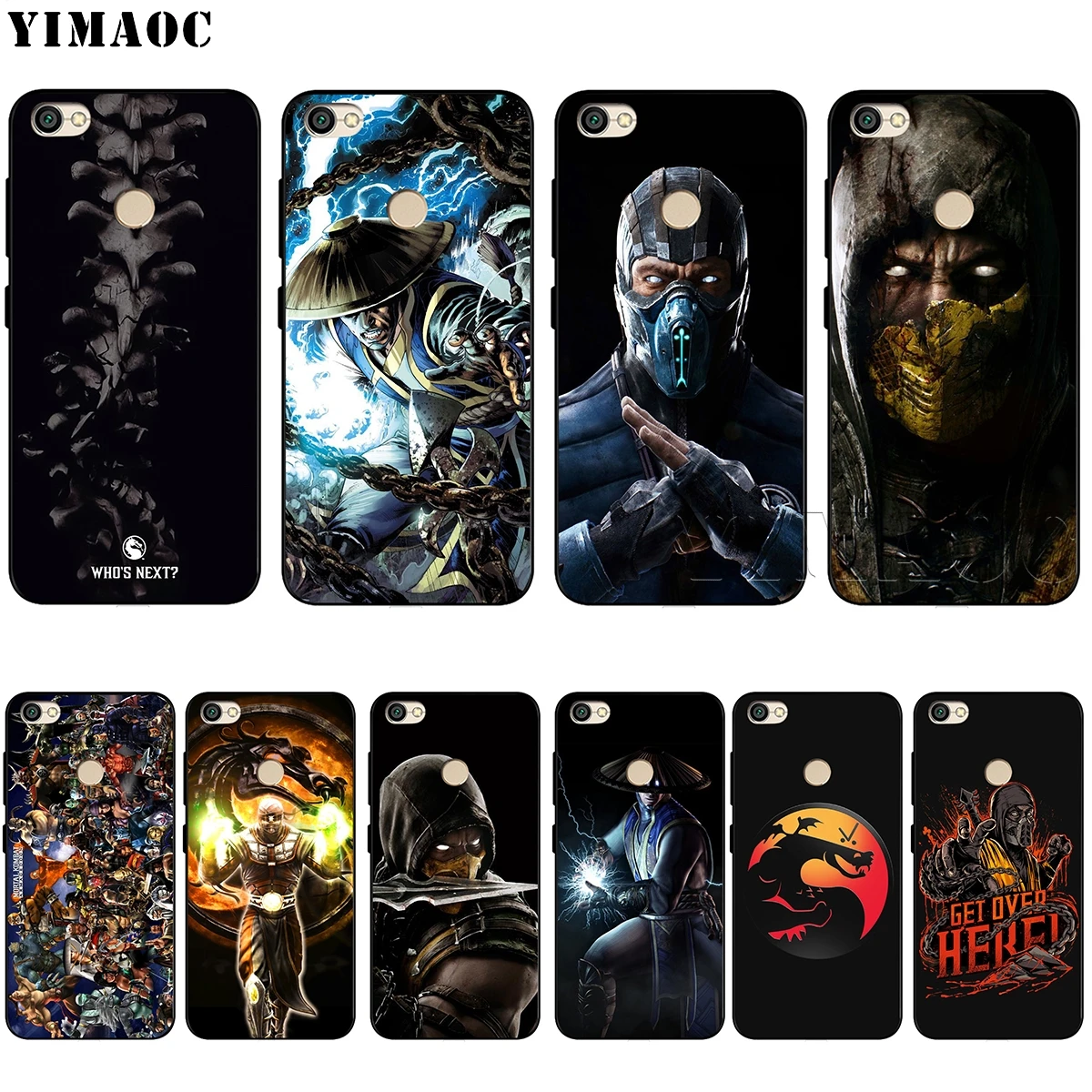 

YIMAOC Mortal Kombat Soft TPU Case for Xiaomi Redmi mi Note MAX 3 6 6A 7 mi6 mi8 9 se a1 a2 Pro Lite go pocophone f1